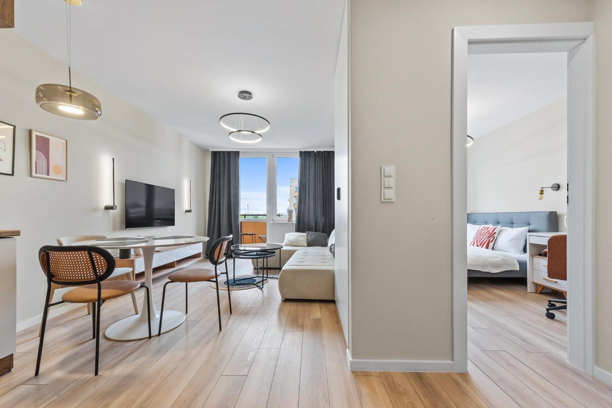 Rentplanet - Apartament Miedzynarodowa Варшава Екстериор снимка